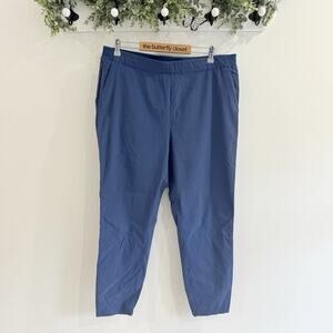 Women’s The North Face Blue Pull On Tapered Athletic Pants Hiking Outdoor 1X SH